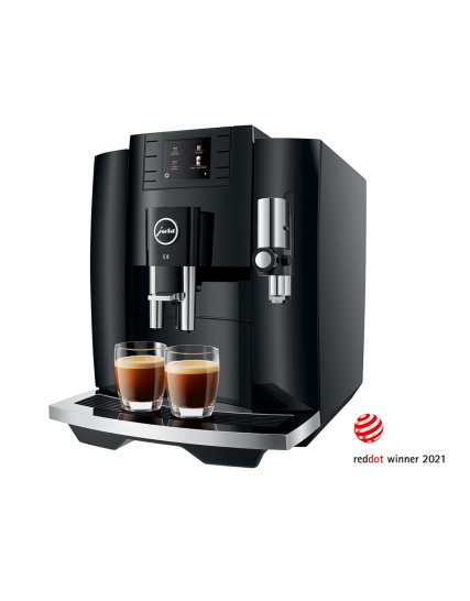 Jura E8 Coffee Machine - Piano Black